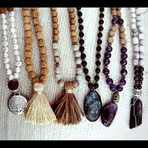 Malas, Meditation / Prayer Dharma Pieces Necklace